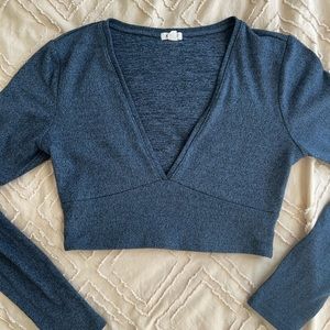 Garage Deep-V Super Soft Crop Top